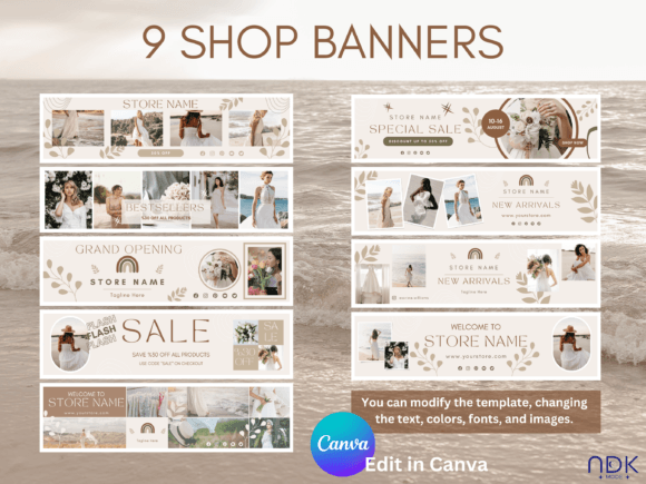 Download Etsy Shop Branding Kit in Canva - Premium Resources