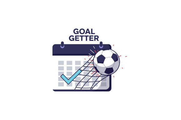 Download Soccer Goal Getter Concept with Calendar - Premium Bundle